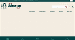 Desktop Screenshot of cityoflivingston-tx.com